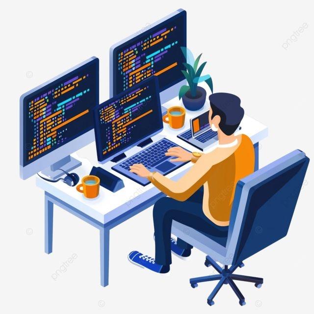 iOS app development workspace